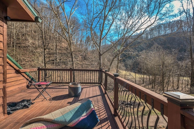 140 Carver Hollow Rd, Pleasant Shade, TN 37145 - view of wooden terrace