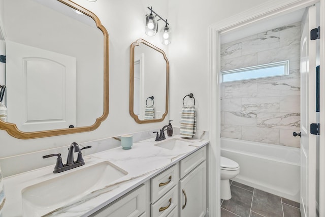 200 Creekside Dr, Lewisburg, TN 37091 - bathroom with double vanity and washtub / shower combination