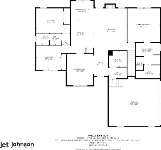 200 Creekside Dr, Lewisburg, TN 37091 - view of property floor plan