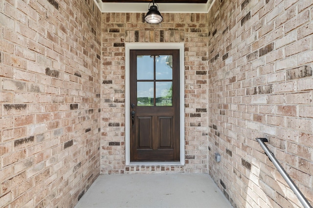 198 Creekside Dr, Lewisburg, TN 37091 - view of exterior entry with brick siding