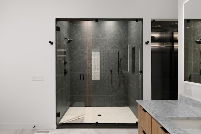 3037 Lakeshore Dr, Old Hickory, TN 37138 - full bath with vanity and a stall shower