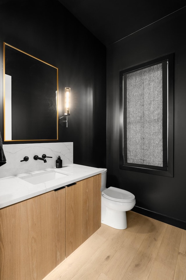 3037 Lakeshore Dr, Old Hickory, TN 37138 - half bath featuring vanity and wood finished floors