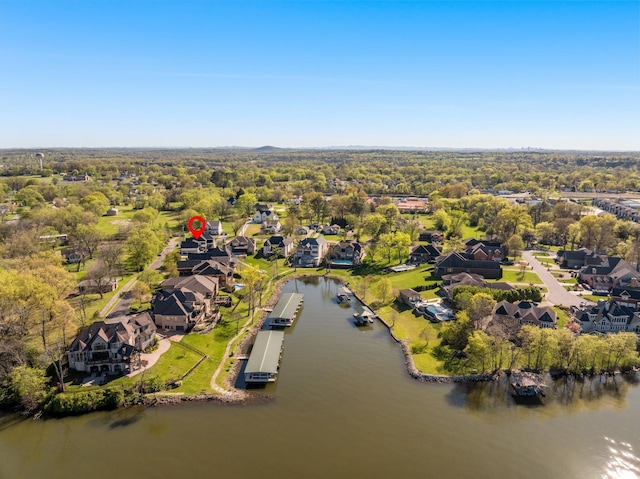 3037 Lakeshore Dr, Old Hickory, TN 37138 - aerial perspective of suburban area with a nearby body of water