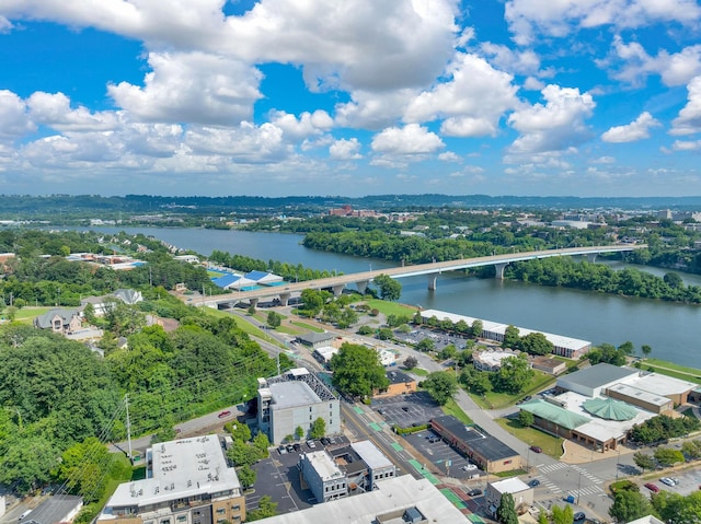 417 Frazier Ave Unit 404, Chattanooga, TN 37405 - drone / aerial view of a notable bridge and a large body of water