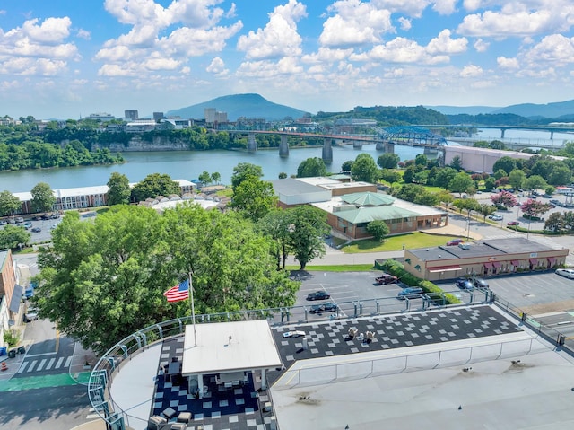 417 Frazier Ave Unit 404, Chattanooga, TN 37405 - bird's eye view of a notable bridge and a water and mountain view