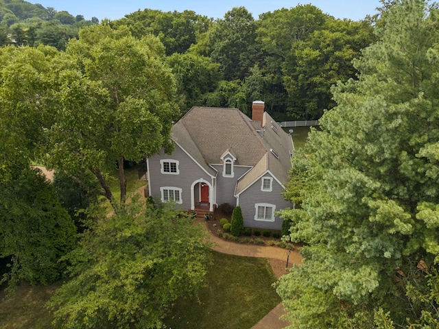 103 Wellesley Pl, Columbia, TN 38401 - view from above of property with a forest