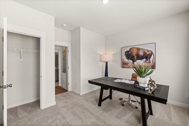 2453 Williams Ridge Dr, Columbia, TN 38401 - office area featuring carpet and baseboards