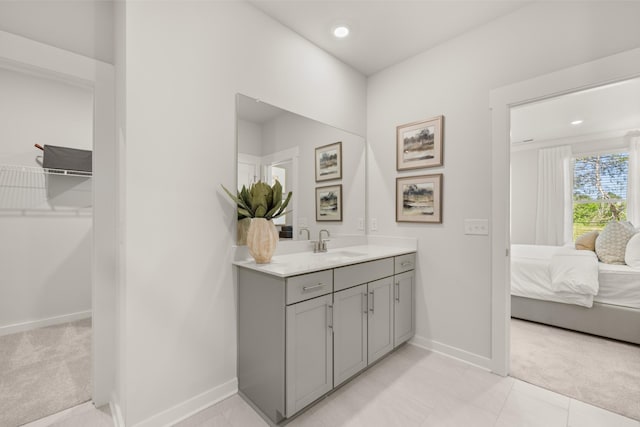 2453 Williams Ridge Dr, Columbia, TN 38401 - full bath with vanity, ensuite bathroom, a spacious closet, and recessed lighting