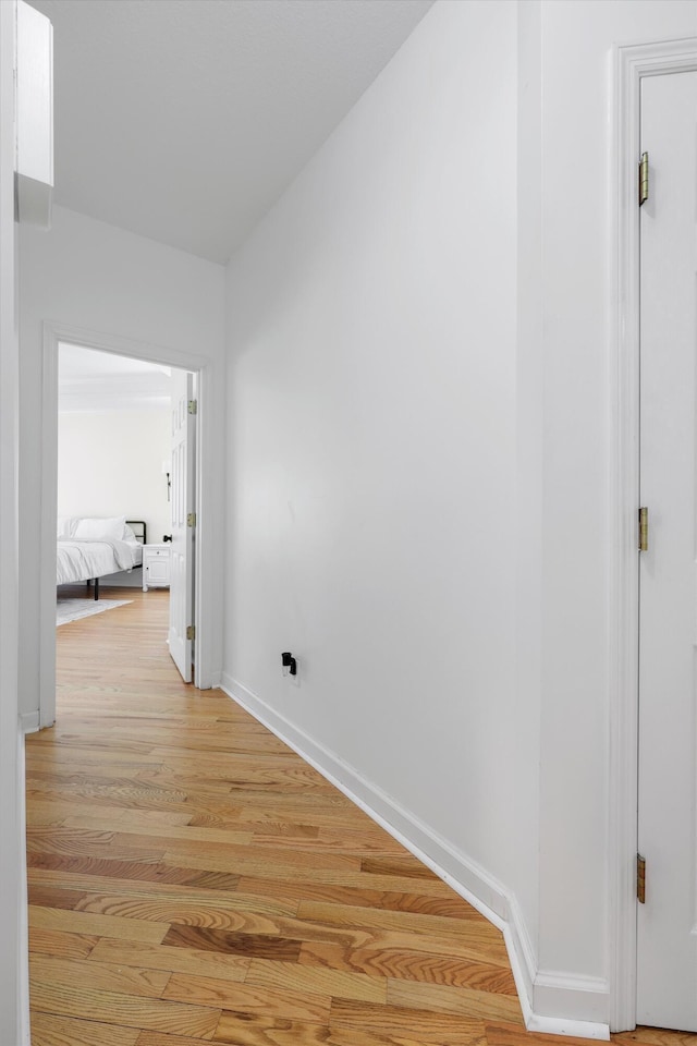 9401 Lazy Circles Dr, Ooltewah, TN 37363 - hall with light wood-style flooring and baseboards