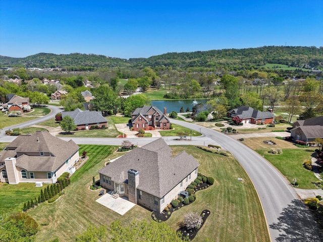 9401 Lazy Circles Dr, Ooltewah, TN 37363 - aerial view of residential area with a nearby body of water