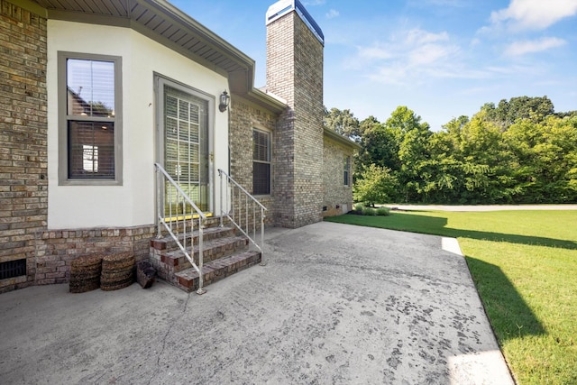 9401 Lazy Circles Dr, Ooltewah, TN 37363 - view of patio / terrace featuring entry steps