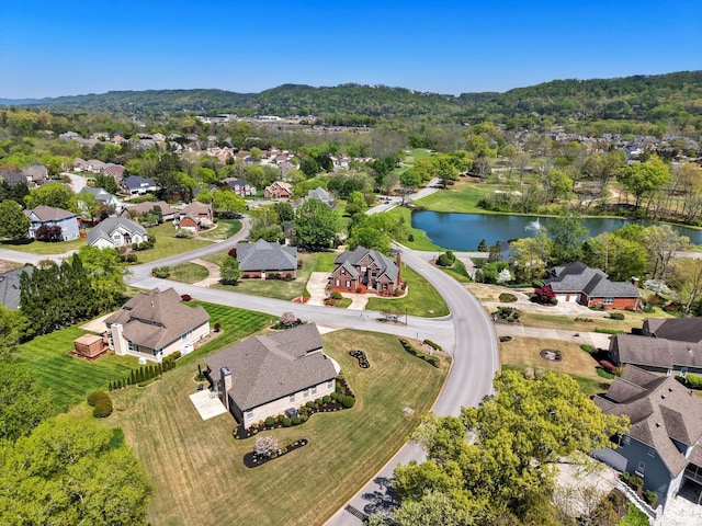 9401 Lazy Circles Dr, Ooltewah, TN 37363 - aerial view of residential area with a large body of water