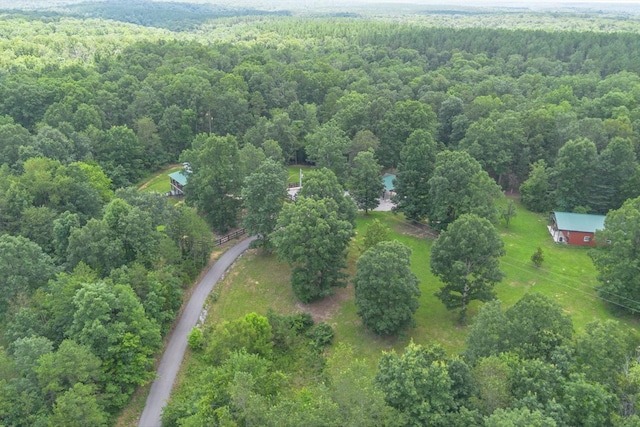 539 Bland Hollow Rd, Hohenwald, TN 38462 - aerial view of property and surrounding area with a forest