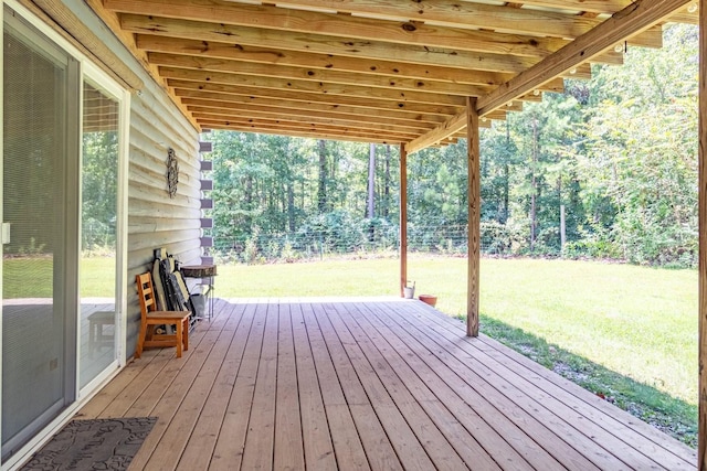539 Bland Hollow Rd, Hohenwald, TN 38462 - deck with a yard