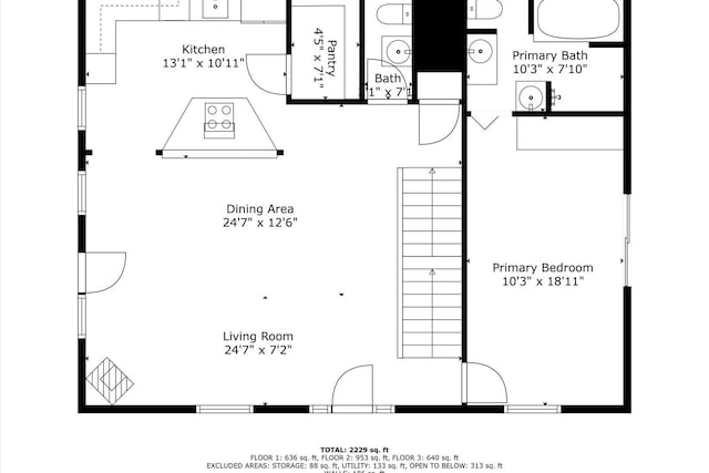 539 Bland Hollow Rd, Hohenwald, TN 38462 - view of floor plan / room layout