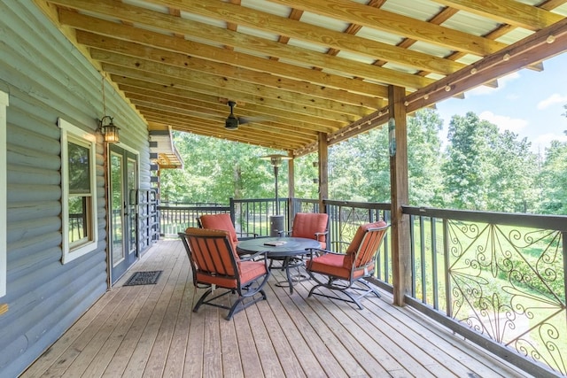 539 Bland Hollow Rd, Hohenwald, TN 38462 - view of wooden terrace
