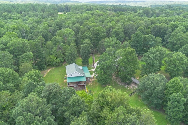 539 Bland Hollow Rd, Hohenwald, TN 38462 - view from above of property with a forest