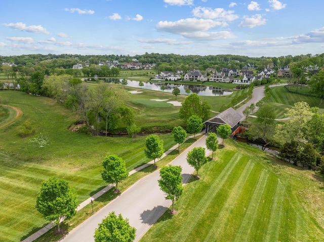 6004 Pelican Way, College Grove, TN 37046 - aerial view of residential area with a large body of water and a tree filled landscape