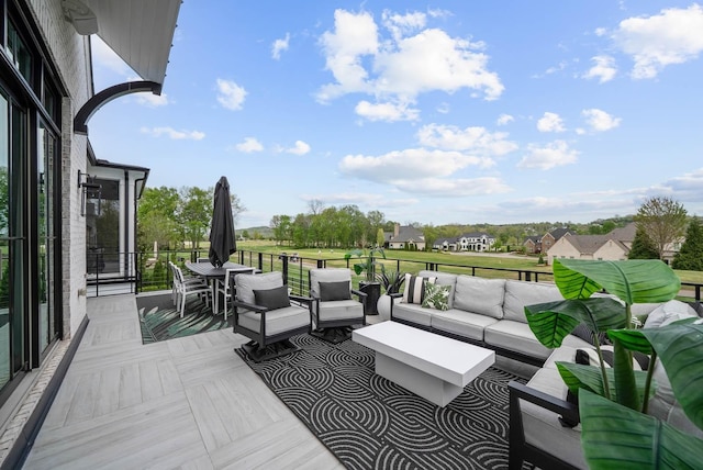 6004 Pelican Way, College Grove, TN 37046 - wooden deck featuring outdoor lounge area and outdoor dining space