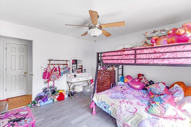 161 Cumberland Oaks Dr, Tullahoma, TN 37388 - bedroom featuring wood finished floors and a ceiling fan