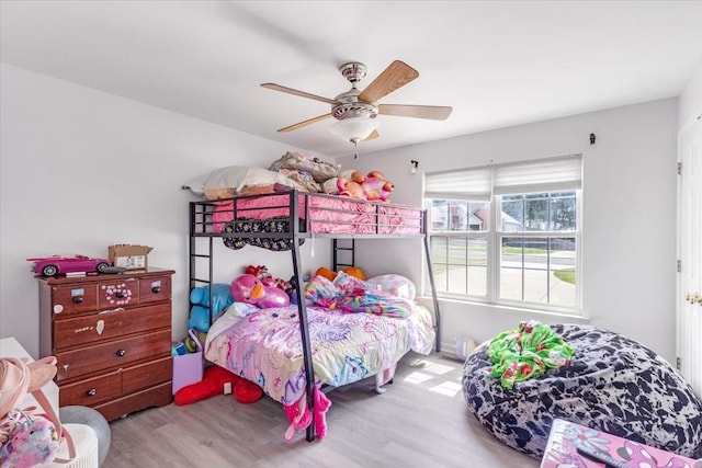 161 Cumberland Oaks Dr, Tullahoma, TN 37388 - bedroom with wood finished floors and ceiling fan