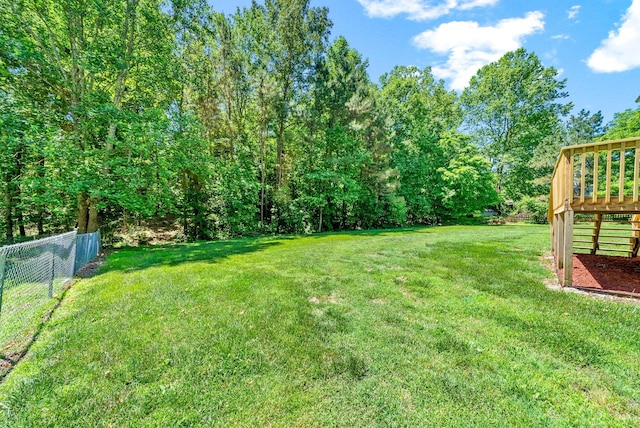 1155 Delmont Church Rd, Cadiz, KY 42211 - view of yard featuring a wooden deck