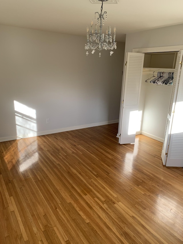 1206 Park Mere Dr, Columbia, TN 38401 - unfurnished dining area featuring a chandelier and wood finished floors