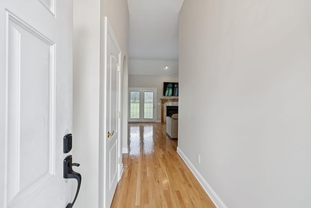 6913 Zion Crossing Ct, Columbia, TN 38401 - corridor featuring light wood-style flooring and recessed lighting