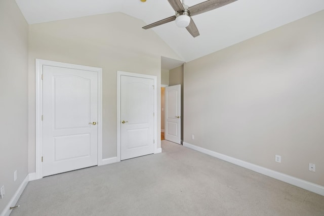 6913 Zion Crossing Ct, Columbia, TN 38401 - unfurnished bedroom featuring carpet, ceiling fan, and high vaulted ceiling