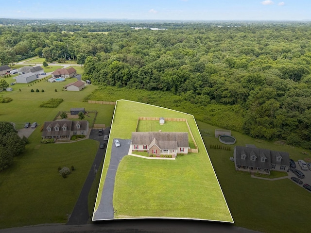 1493 Azalee Ln, Chapel Hill, TN 37034 - bird's eye view of a forest