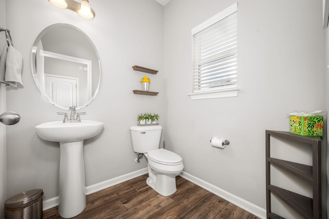1906 Charismatic Pl, Murfreesboro, TN 37128 - half bathroom with toilet and wood finished floors
