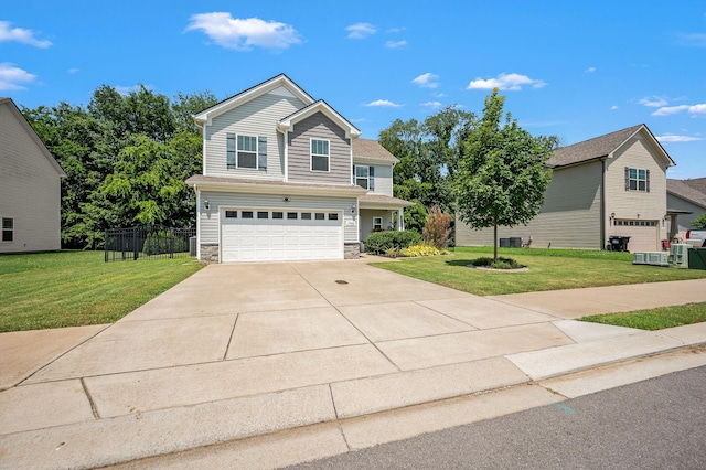 1906 Charismatic Pl, Murfreesboro, TN 37128 - traditional-style house with stone siding, an attached garage, and driveway