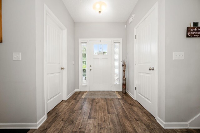 1906 Charismatic Pl, Murfreesboro, TN 37128 - foyer entrance featuring baseboards and dark wood-style floors