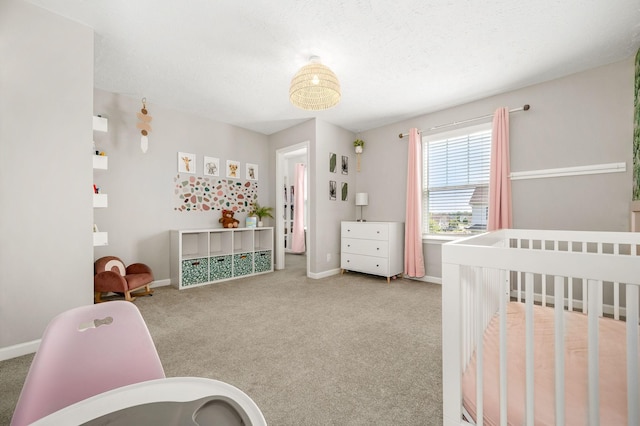 1906 Charismatic Pl, Murfreesboro, TN 37128 - carpeted bedroom with baseboards and a crib
