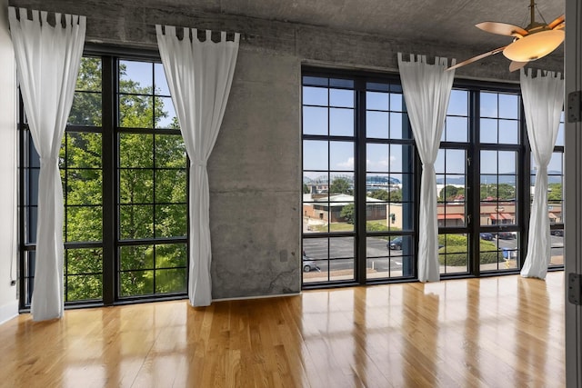 417 Frazier Ave Unit 303, Chattanooga, TN 37405 - doorway to outside featuring ceiling fan and wood finished floors