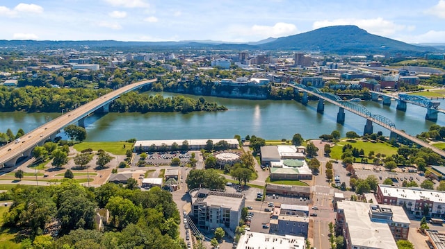 417 Frazier Ave Unit 303, Chattanooga, TN 37405 - bird's eye view of a notable bridge and a water and mountain view