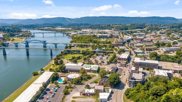 417 Frazier Ave Unit 303, Chattanooga, TN 37405 - bird's eye view of a notable bridge and a water and mountain view