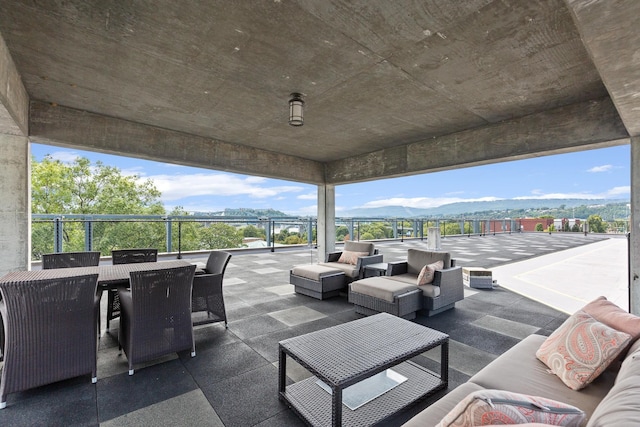 417 Frazier Ave Unit 303, Chattanooga, TN 37405 - view of patio / terrace featuring an outdoor hangout area and outdoor dining area