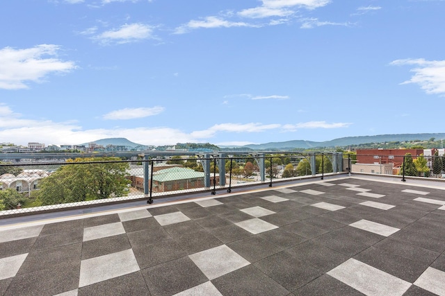 417 Frazier Ave Unit 303, Chattanooga, TN 37405 - view of patio featuring a mountain view