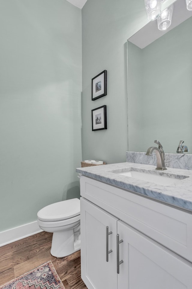 2806 Marlin Ave, Nashville, TN 37215 - bathroom featuring vanity and wood finished floors