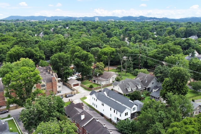 2806 Marlin Ave, Nashville, TN 37215 - aerial view of residential area with mountains