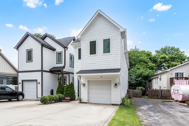 2806 Marlin Ave, Nashville, TN 37215 - view of front of house featuring driveway, a garage, and a shingled roof
