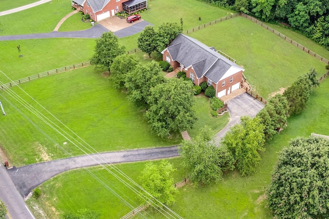 2386 Pleasant View Rd, Pleasant View, TN 37146 - aerial view of sparsely populated area