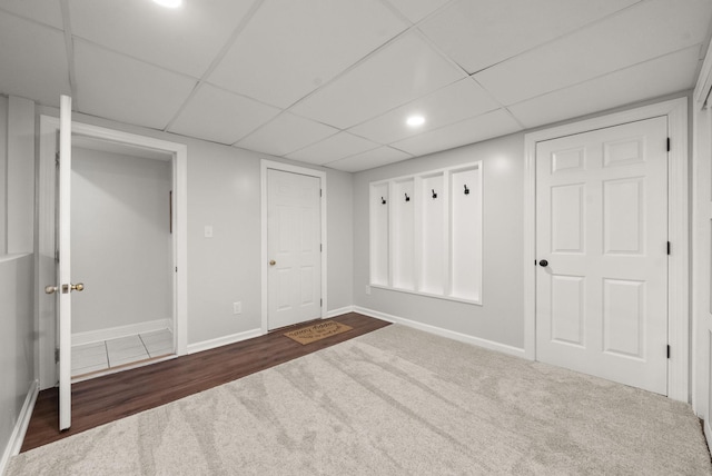 2386 Pleasant View Rd, Pleasant View, TN 37146 - basement featuring carpet and a drop ceiling