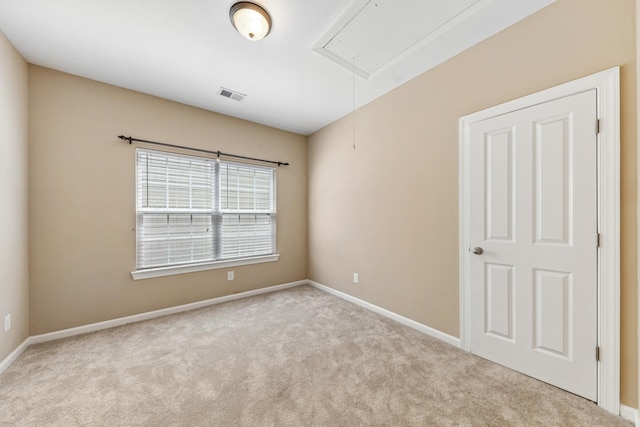 2438 Duxbury Dr, Columbia, TN 38401 - empty room with attic access and carpet flooring