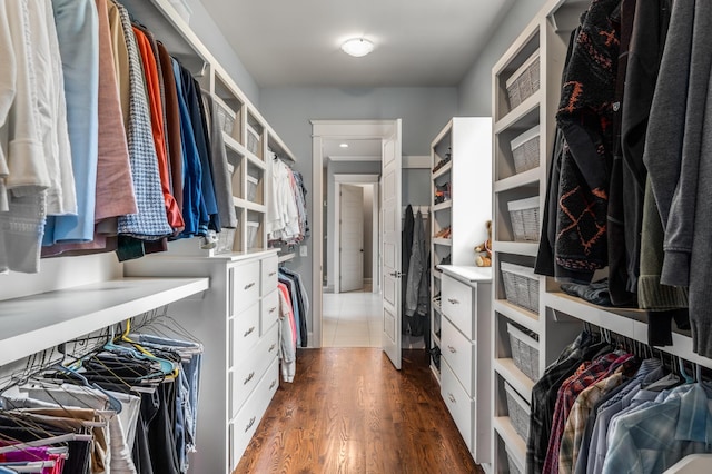 1727 Hillmont Dr, Nashville, TN 37215 - spacious closet featuring dark wood-style flooring