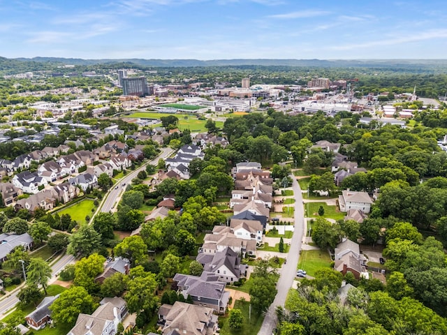 1727 Hillmont Dr, Nashville, TN 37215 - aerial view of property's location with nearby suburban area