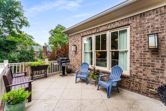 1727 Hillmont Dr, Nashville, TN 37215 - view of patio / terrace with area for grilling