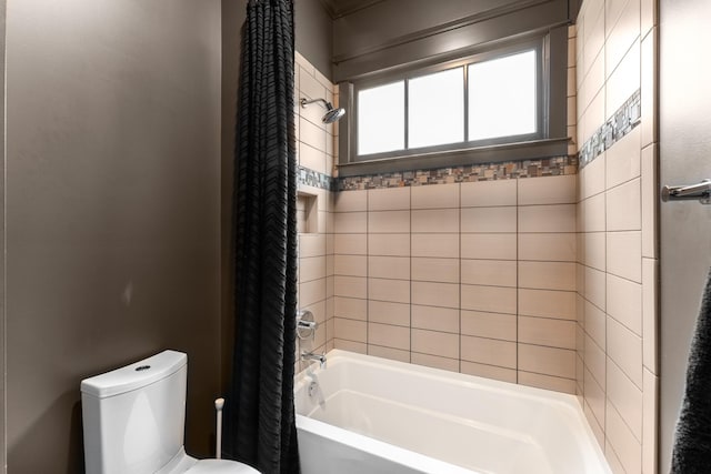 1727 Hillmont Dr, Nashville, TN 37215 - full bath with toilet and shower / bath combo