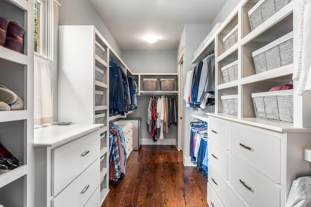 1727 Hillmont Dr, Nashville, TN 37215 - spacious closet with dark wood-type flooring